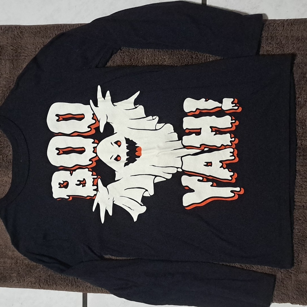 The children's place glow in the dark ghost long sleeve tshirt
